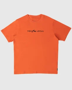 Rusty Locals Only Custom Printed Short Sleeve Tee | Womens Tees & Tanks