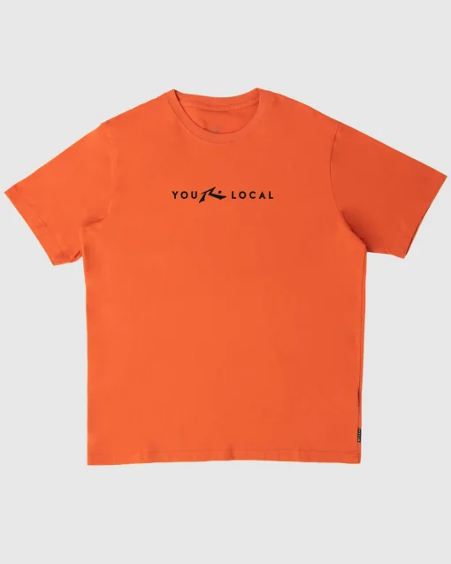 Rusty Locals Only Custom Printed Short Sleeve Tee | Womens Tees & Tanks