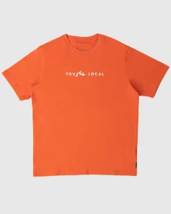 Rusty Locals Only Custom Printed Short Sleeve Tee | Womens Tees & Tanks