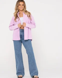Rusty Louis Mini Cord Long Sleeve Shirt | Womens Fashion Tops