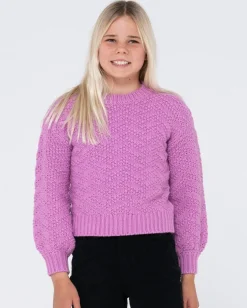 Rusty Loulou Crew Neck Knit Girls | Kids Tops