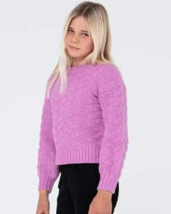 Rusty Loulou Crew Neck Knit Girls | Kids Tops