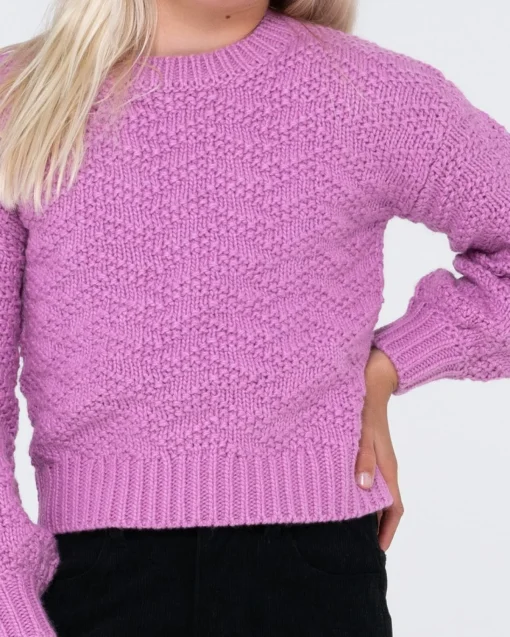 Rusty Loulou Crew Neck Knit Girls | Kids Tops