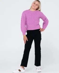 Rusty Loulou Crew Neck Knit Girls | Kids Tops