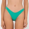 Rusty Lucky Rib Towelling Midi Bikini Bottom | Womens Bikinis