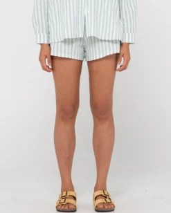 Rusty Mackenzie Stripe Lounge Short | Womens Shorts