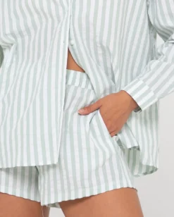 Rusty Mackenzie Striped Oversized Shirt | Womens Shirts