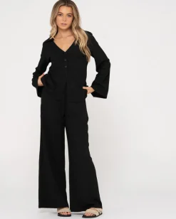 Rusty Maeve High Waisted Wide Leg Pant | Womens Pants
