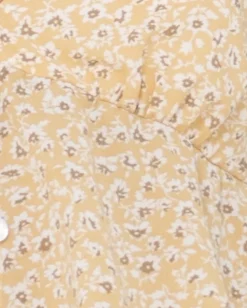 Rusty Magnolia Floral Printed Crop Top | Womens Fashion Tops