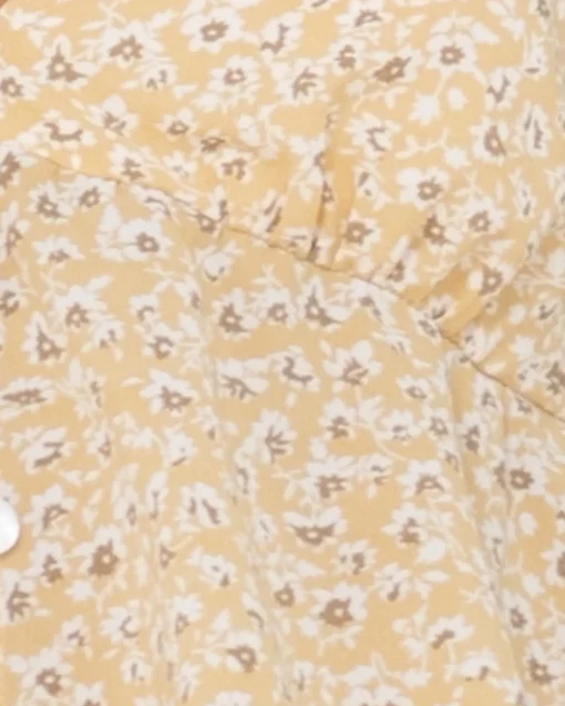 Rusty Magnolia Floral Printed Crop Top | Womens Fashion Tops