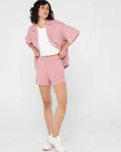 Rusty Mala Terry Towelling Elastic Short | Womens Overswim