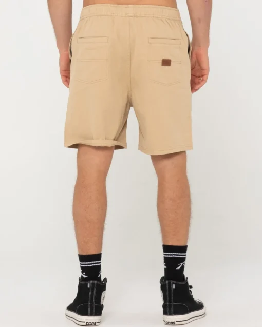 Rusty Manila Folder Elastic Short | Mens Shorts