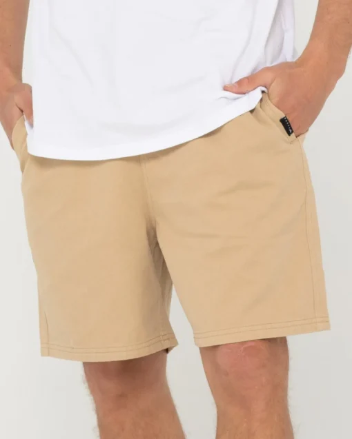 Rusty Manila Folder Elastic Short | Mens Shorts