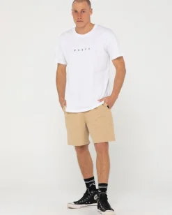 Rusty Manila Folder Elastic Short | Mens Shorts