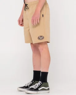 Rusty Manila Folder Heritage Elastic Short | Mens Shorts