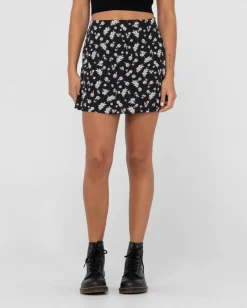 Rusty Marley Floral Printed Mid Rise Skirt | Womens Skirts