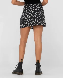Rusty Marley Floral Printed Mid Rise Skirt | Womens Skirts