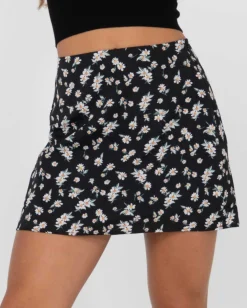 Rusty Marley Floral Printed Mid Rise Skirt | Womens Skirts