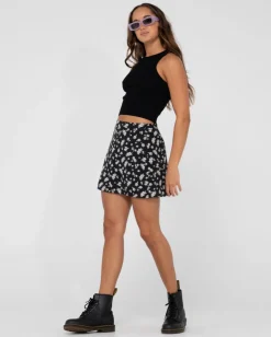 Rusty Marley Floral Printed Mid Rise Skirt | Womens Skirts