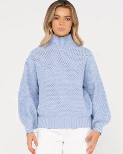 Rusty Marlow Relaxed Chunky Mock Neck Knit | Womens Knitwear