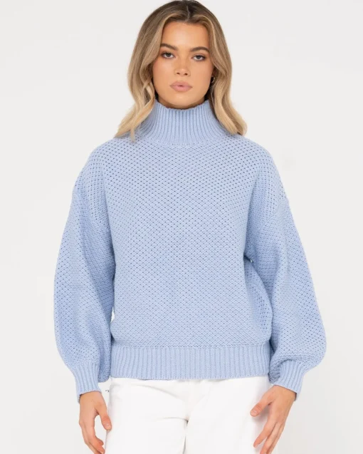 Rusty Marlow Relaxed Chunky Mock Neck Knit | Womens Knitwear