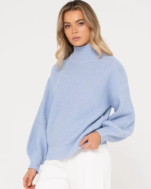 Rusty Marlow Relaxed Chunky Mock Neck Knit | Womens Knitwear