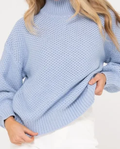 Rusty Marlow Relaxed Chunky Mock Neck Knit | Womens Knitwear