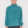 Rusty Middle Section Crew Polar Fleece | Mens Hoodies & Fleece