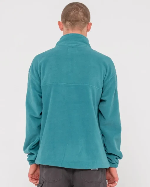 Rusty Middle Section Crew Polar Fleece | Mens Hoodies & Fleece