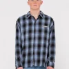 Rusty Neon Dreams Relaxed Plaid Shirt | Mens Shirts