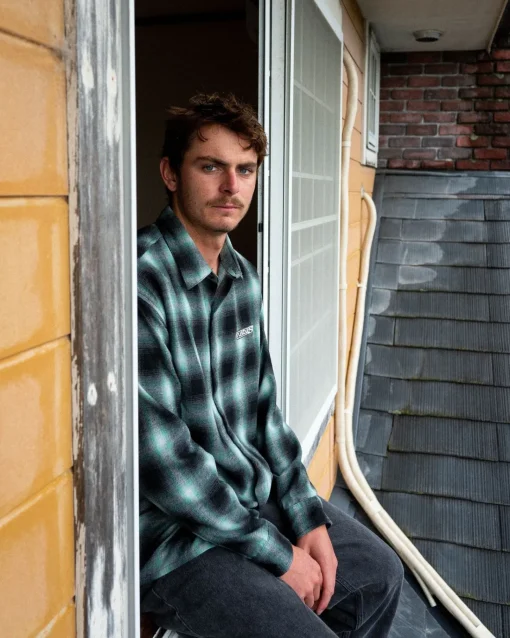 Rusty Neon Dreams Relaxed Plaid Shirt | Mens Shirts