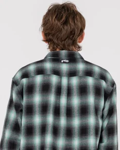 Rusty Neon Dreams Relaxed Plaid Shirt | Mens Shirts