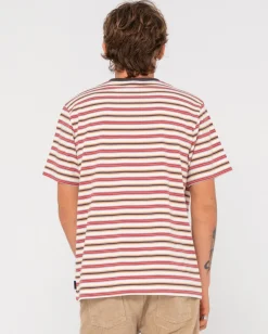 Rusty Noble Short Sleeve Striped Tee | Mens Tees