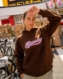 Rusty Norty Graphic Oversize Hooded Fleece | Womens Hoodies & Fleece