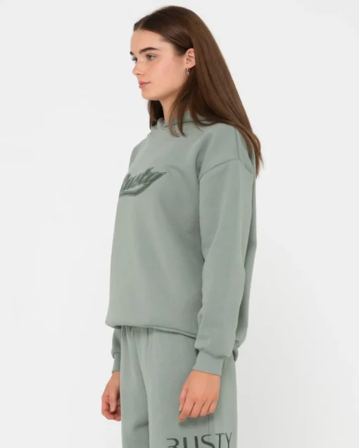 Rusty Norty Graphic Oversize Hooded Fleece | Womens Hoodies & Fleece