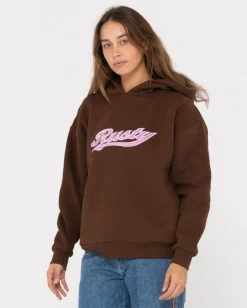 Rusty Norty Graphic Oversize Hooded Fleece | Womens Hoodies & Fleece