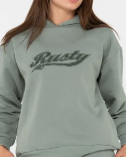 Rusty Norty Graphic Oversize Hooded Fleece | Womens Hoodies & Fleece