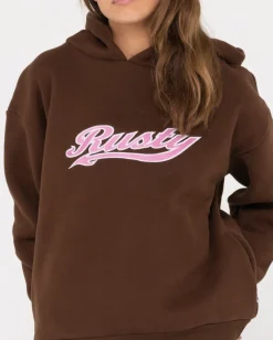 Rusty Norty Graphic Oversize Hooded Fleece | Womens Hoodies & Fleece