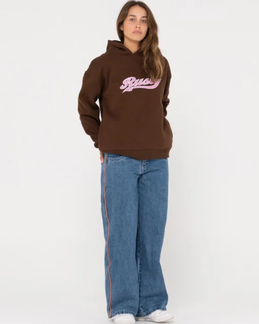 Rusty Norty Graphic Oversize Hooded Fleece | Womens Hoodies & Fleece