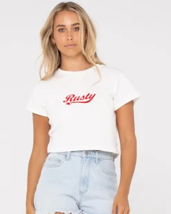 Rusty Norty Short Sleeve Graphic Baby Tee | Womens Graphic Tees