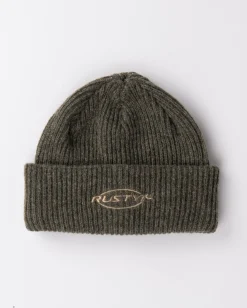 Rusty Nowhere Recycled Beanie | Mens Beanies
