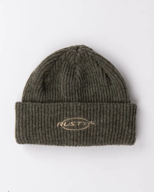 Rusty Nowhere Recycled Beanie | Mens Beanies