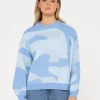 Rusty Oceano Oversize Crew Neck Knit | Womens Knitwear