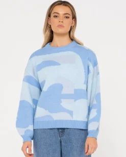 Rusty Oceano Oversize Crew Neck Knit | Womens Knitwear