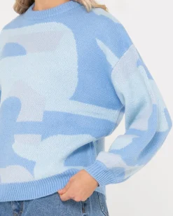 Rusty Oceano Oversize Crew Neck Knit | Womens Knitwear