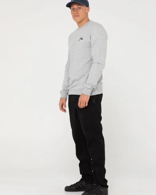 Rusty One Hit Wonder Crew Fleece | Mens Hoodies & Fleece