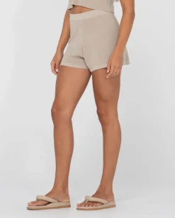 Rusty Ophelia High Waisted Knit Short | Womens Overswim