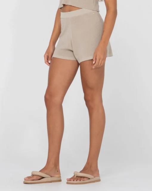 Rusty Ophelia High Waisted Knit Short | Womens Overswim