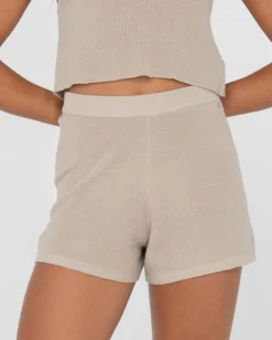 Rusty Ophelia High Waisted Knit Short | Womens Overswim
