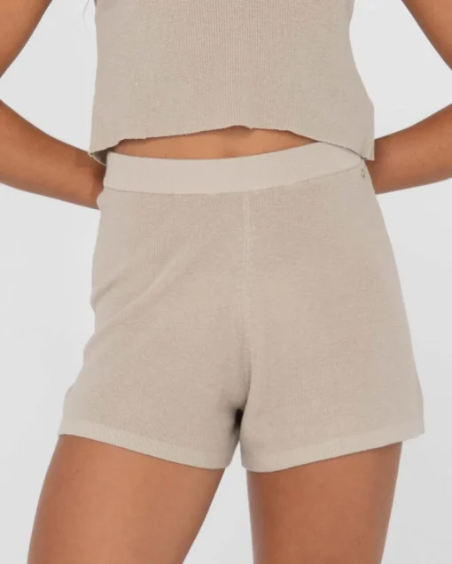 Rusty Ophelia High Waisted Knit Short | Womens Overswim